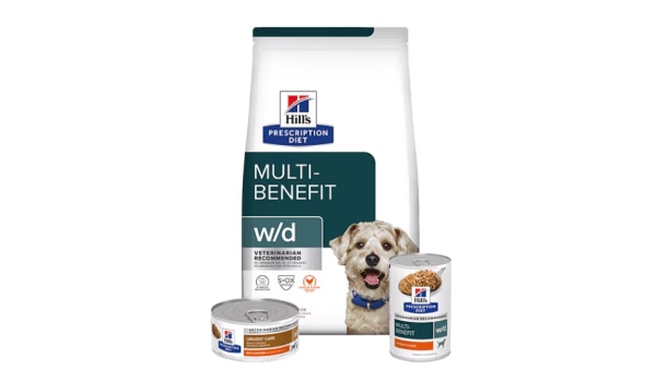 Prescription Diet Multi-benefit dog food range