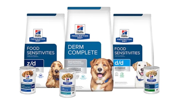 Prescription Diet Derm dog food range