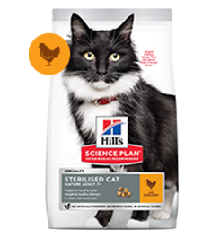 For mature adult sterilised cats Science Plan Pack